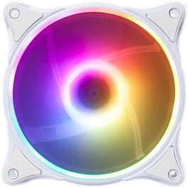 Hiditec Ventilador de caja N18 ARGB 12 cm - Ventilador para PC con iluminación RGB direccionable y control PWM